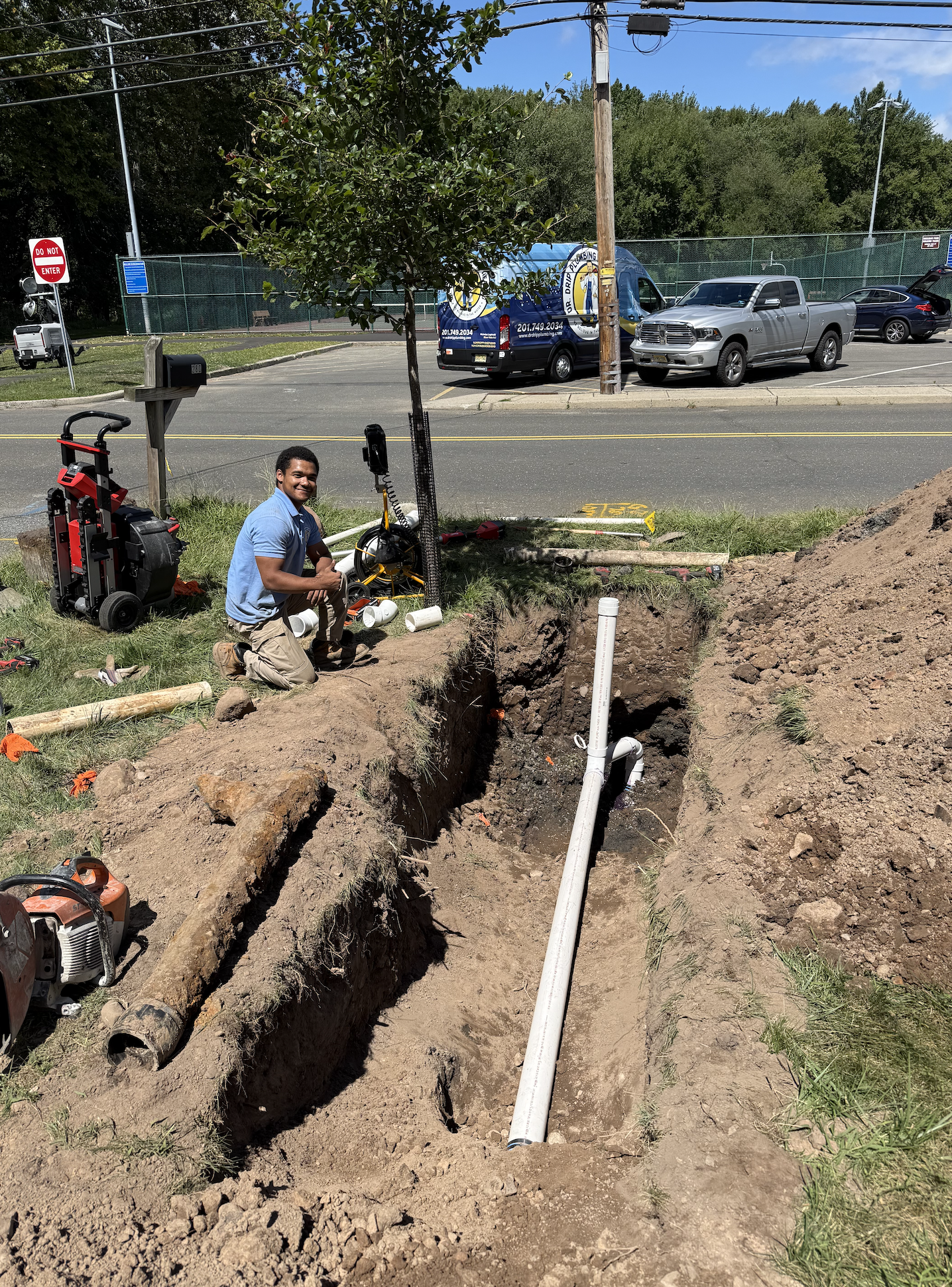 Sewer line repair