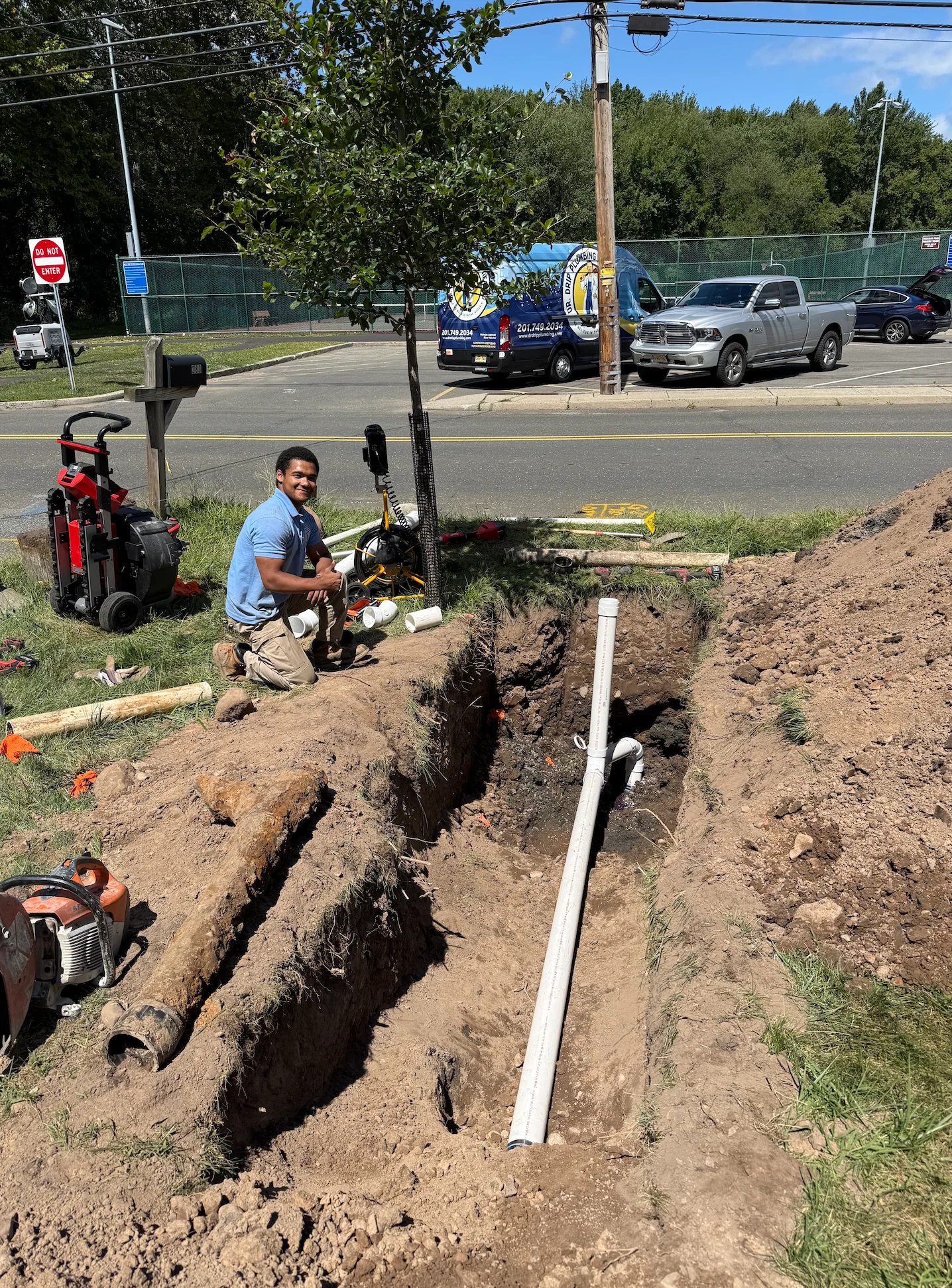 Sewer line repair